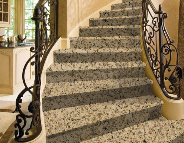 crystal yellow stairs